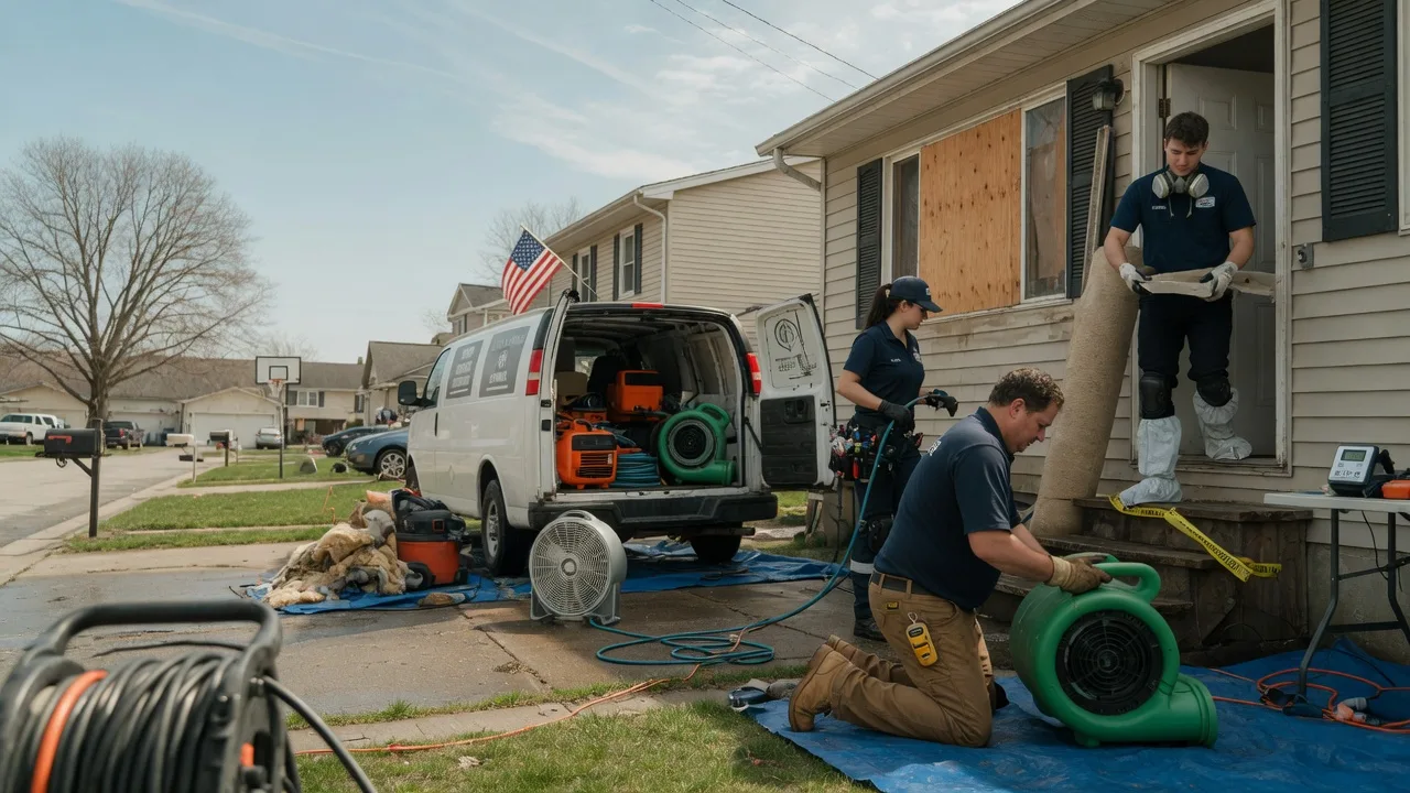 Water Damage Restoration in Como, NC near me